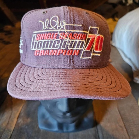 Mark McGwire Home Run Champion 1990s Vintage Retro St. Louis Cardinals Hat - Picture 1 of 4